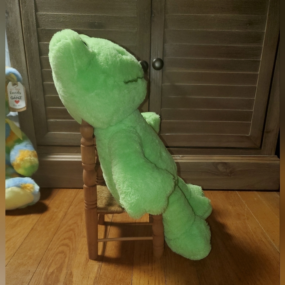 Build-A-Bear Green Frog Stuffed Animal - Picture 5 of 11